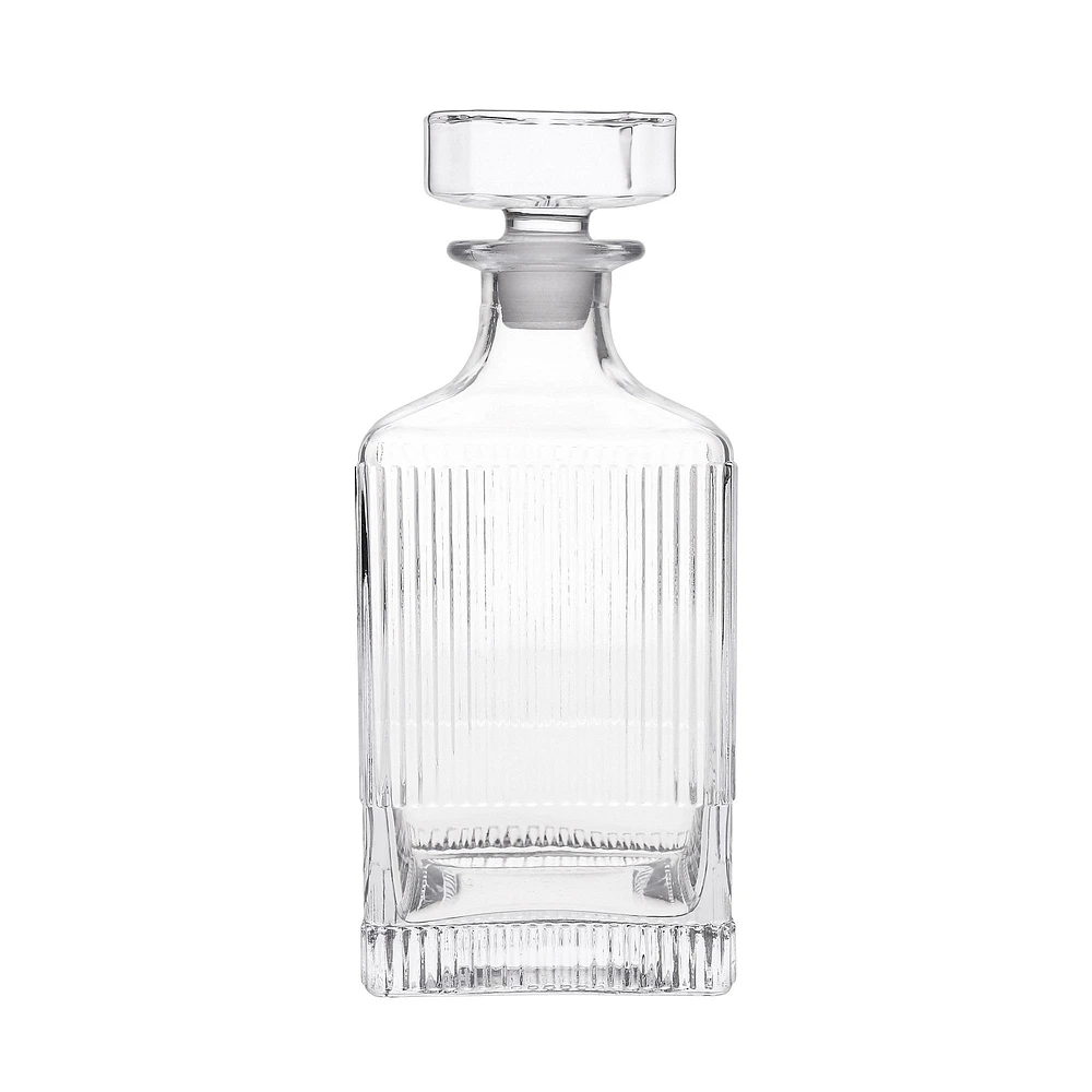 NoHo Glass Decanter, Clear