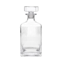 NoHo Glass Decanter, Clear