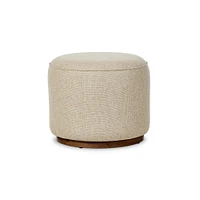 Niobe Outdoor Ottoman, Bronze-Alessi Linen