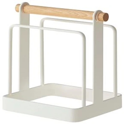 Yamazaki Tosca Cutting Board Stand, White