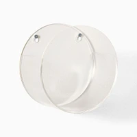 Acrylic Wall Pocket, Clear, Small, 7"