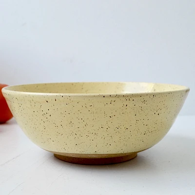 Speckled Serving Bowl, Butter