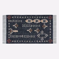 Origins Woven Kitchen Mat, 21x34, Midnight