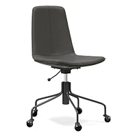 Slope Office Chair, Saddle Leather, Nut