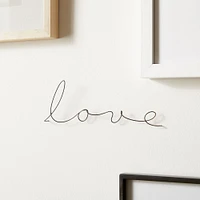 Love Wine Wall Art, Black