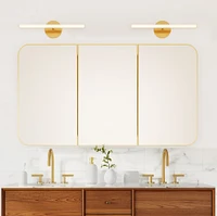 Seamless Medicine Cabinets, 16.5''x27.5'', Antique Brass
