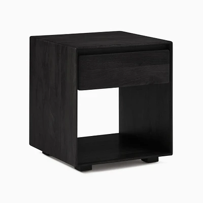 Anton 20" Sq. Side Table, Burnt Wax