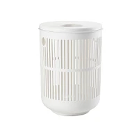 Ume Small Laundry Open Basket, White