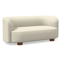 Laurent 76" Sofa, Saddle Leather, Nut, Bld