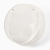Acrylic Wall Pocket, Clear, Small, 7"