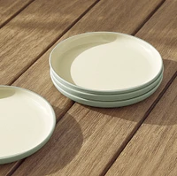 Aaron Probyn Kaloh Melamine Dinnerware, Salad Plate, White, Set Of 4