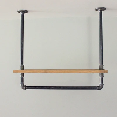 Ceiling Hanger and Shelf, Multi, Metal, 24 inch