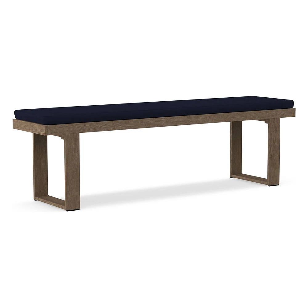 Portside 66" Dining Bench Outdoor Cushion Covers, Sunbrella® Canvas