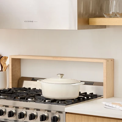 Stove Top Shelf Riser Medium Maple