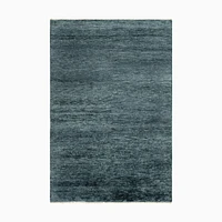 WE Handknotted Solid Rug, Alabaster, 6'x9'