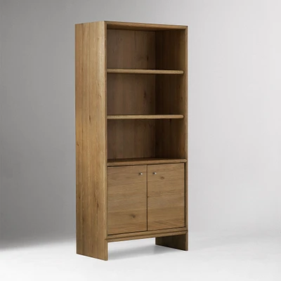 Miles Bookcase, 36", Toasted Oak