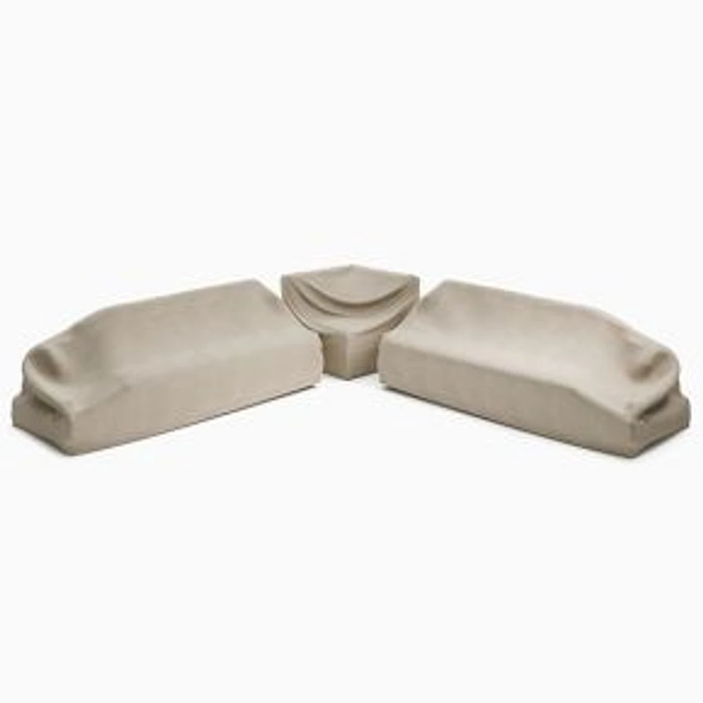 Portside Collection 3-Piece Sectional Protective Cover