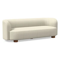 Laurent 76" Sofa, Saddle Leather, Nut, Bld