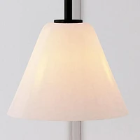 Sculptural Glass Shade, Geo Mini, Clear 6"