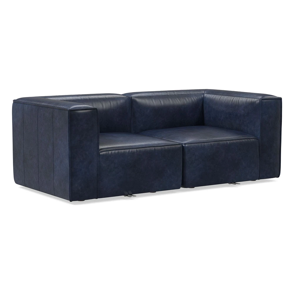 Remi 72" Modular Sofa, Leather