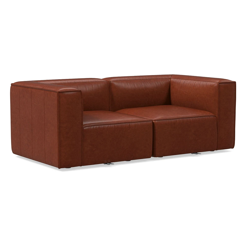 Remi 72" Modular Sofa, Leather