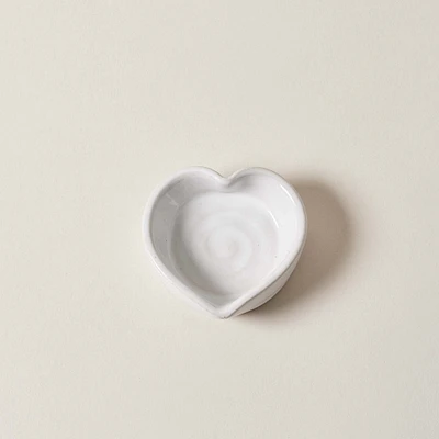 Farmhouse Pottery Heart Dish, Petite