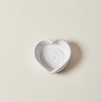 Farmhouse Pottery Heart Dish, Petite