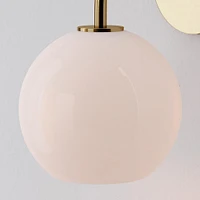 Sculptural Glass Shade, Geo Mini, Clear 6"