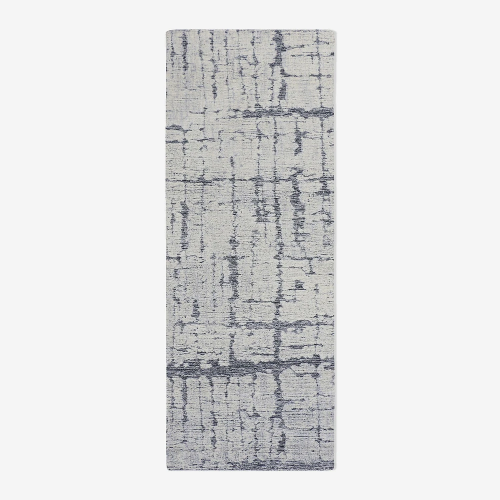 Birch Wool Rug, 5x8, Frost Gray