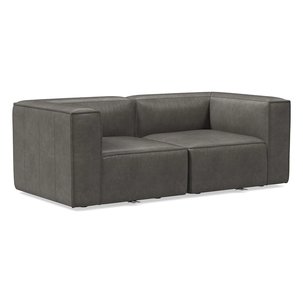 Remi 72" Modular Sofa, Leather
