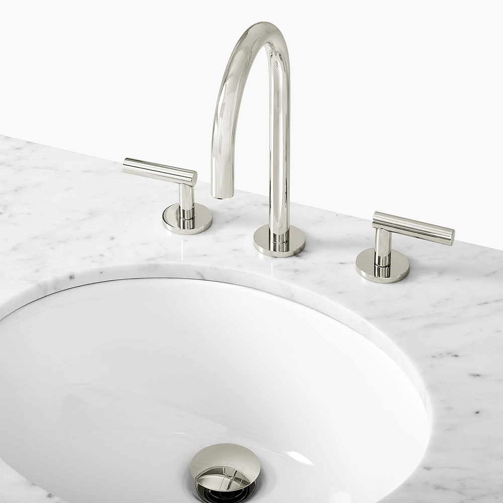 Adan Bathroom Faucet, Antique Brass