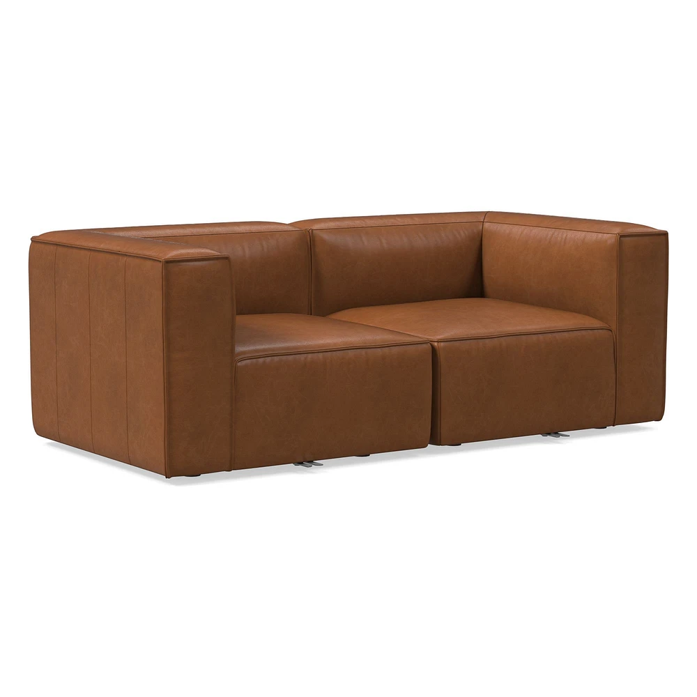 Remi 72" Modular Sofa, Leather
