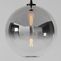 Sculptural Glass Shade, Geo Mini, Clear 6"