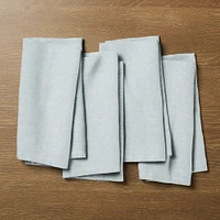 European Linen Napkin, White, 20x20, Set of 4