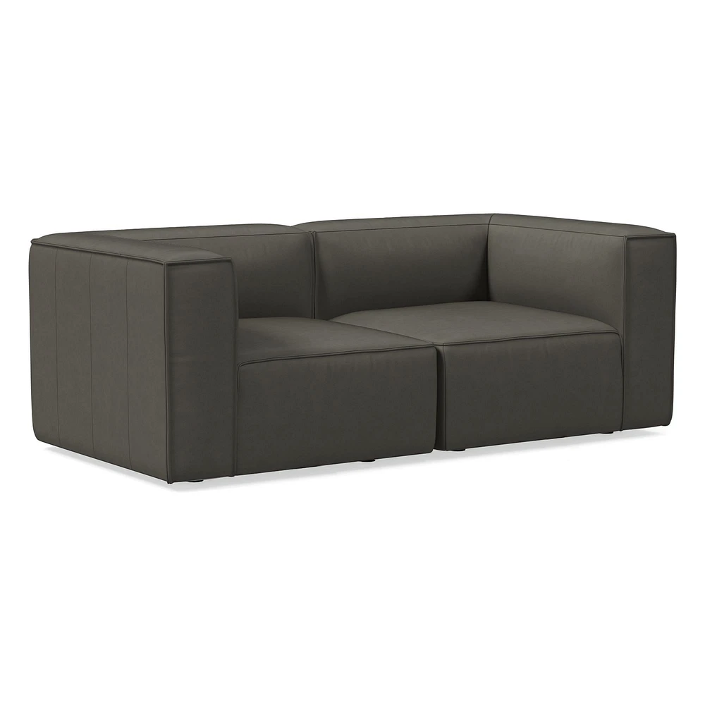 Remi 72" Modular Sofa, Leather