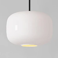 Sculptural Glass Shade, Geo Mini, Clear 6"