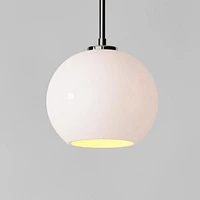 Sculptural Glass Shade, Geo Mini, Clear 6"