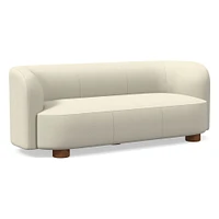 Laurent 76" Sofa, Saddle Leather, Nut, Bld