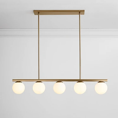 Hayes Linear Chandelier Dark Bronze  (45")