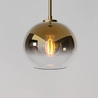 Sculptural Glass Shade, Geo Mini, Clear 6"