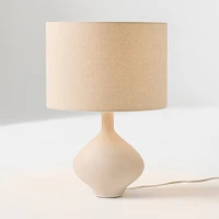 Cersei Ceramic Table Lamp, 19 Inches", Neutral