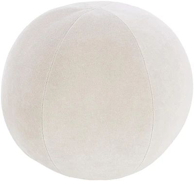 Bola Pillow, 12"x12", Ivory