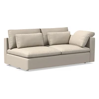 Chip & Dent: Harmony Modular Right Arm Sofa, Down, Performance Washed Canvas, Sand