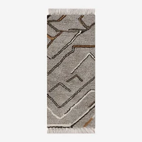 Wanderer Shag Wool Rug, 3x5, Copper