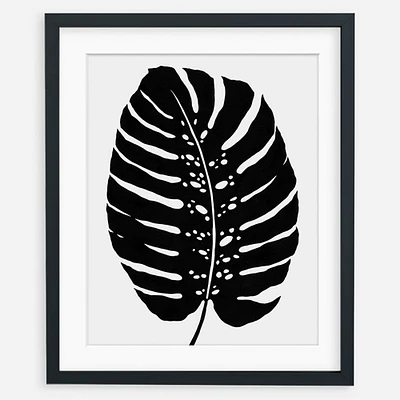 Monstera Deliciosa, Natural Frame, 11" x 14"