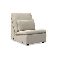 Chip & Dent: Harmony Modular Motion Power Recliner Down Blend Performance Distressed Velvet Snd