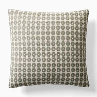 Honeycomb Silk Pillow Cover, 20"x20", Natural