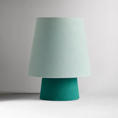 Eva Chen Double Shade Lamp Blue