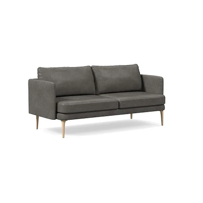 Auburn 70" Sofa, Saddle Leather Nut, CW