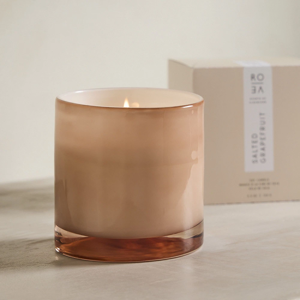 Rove Single Wick Boxed Candle, Salted Grapefruit